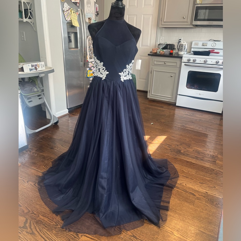NWT Evening/Prom Gown Navy Size 11